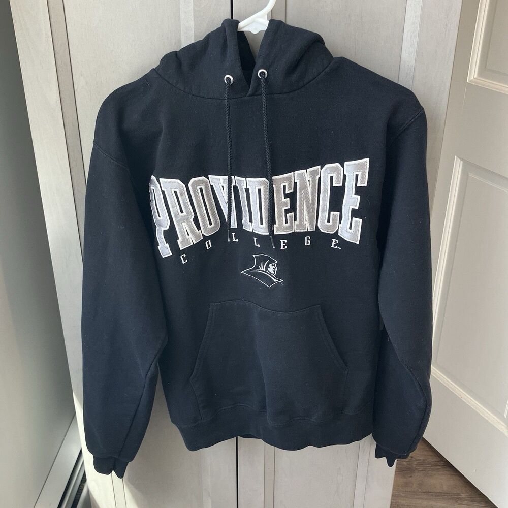 Providence College Champion Hoodie Sweatshirt Adult Small Black Pullover Friars